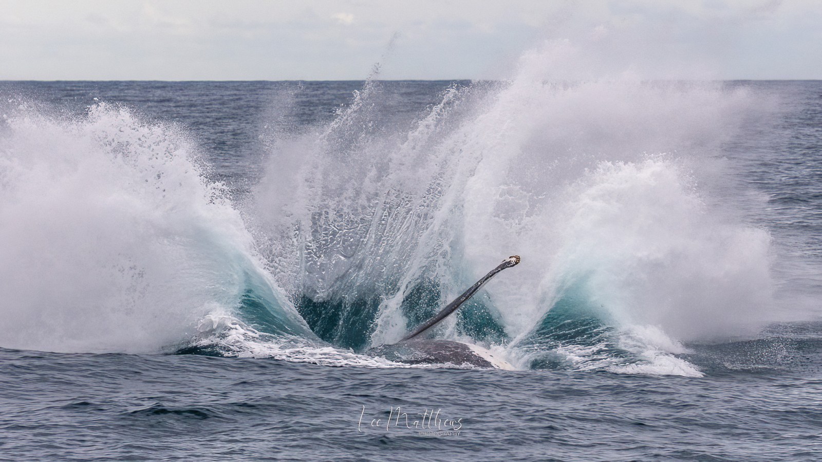a man riding a wave on a surfboard in the water