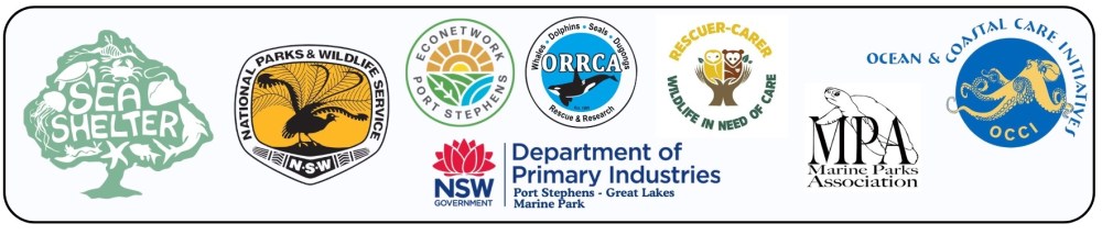Row of various environmental and wildlife logos.